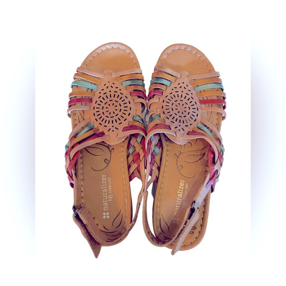 Naturalizer boho Women's Whistle Fisherman Sandals with Velcro closure - Picture 1 of 4
